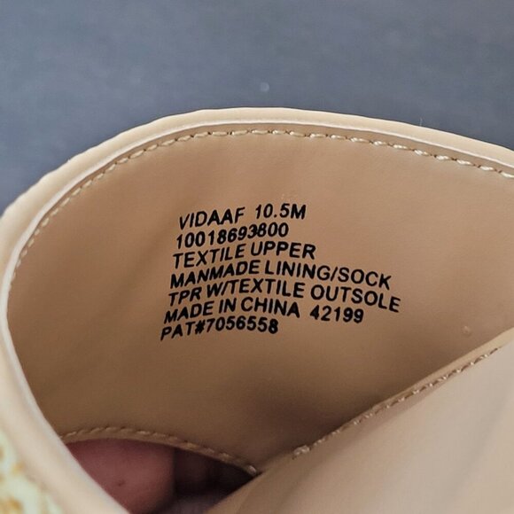 NEW Wild Pair Vidaa Ankle-Strap Patchwork Pl Natural Raffia 10.5 - Picture 6 of 10